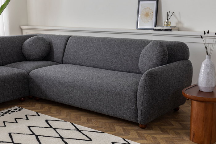 Atelier Del Sofa Eddy Corner 2 (3L-C-3R) - Gris oscuro Atelier Del Sofa Eddy Corner 2 (3L-C-3R) - Gris oscuro